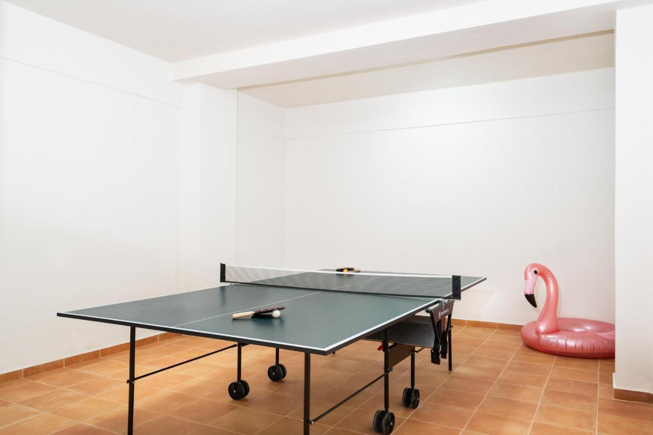 Beachfront Villa Turquoise With Private Pool, Bbq And Ping Pong Table Chania  Exterior photo